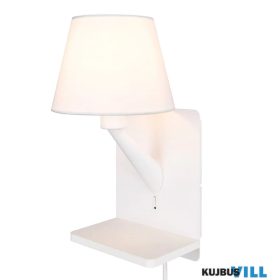   TRIO 262670131 COMFORT falikar excl.1xE14 ↕31cm ↔16cm ↗18cm Ø14,5cm matt fehér