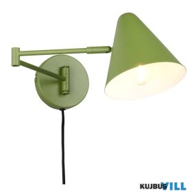   TRIO 263970115 COSIMA falikar excl.1xE14 ↕16cm ↔54cm ↗15cm Ø15cm zöld