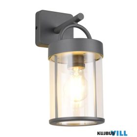   TR R26476142 ALMERIA kültéri falikar excl.1xE27/28W ↕29cm ↗18cm Ø12,5cm IP44 antracit