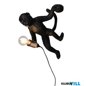   TRIO R26541002 LOUY falikar excl.1xE27 ↕36,5cm ↔35cm ↗20cm fekete