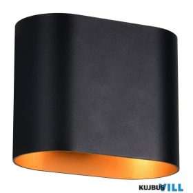   TRIO 266100180 ALANI falikar excl.1xG9 ↕12cm ↔15cm ↗8cm fekete-arany