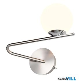   TRIO 268970107 FLAMING falikar excl.1xG9 ↕21,5cm ↔13cm ↗25cm Ø10cm matt nikkel