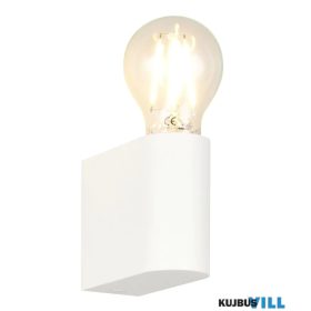   TRIO 269370131 PRATELLA falikar excl.1xE27/10W ↕8cm ↔9,5cm ↗4,3cm IP44 matt fehér