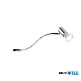   TRIO 283400106 GIADA falikar excl.1xGU10 ↕11,4cm ↔5,4cm ↗ 34,3cm króm