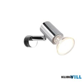   TRIO 283500106 LORENZO falikar excl.1xGU10 ↕5,4cm ↔3,3cm ↗ 10,1cm króm