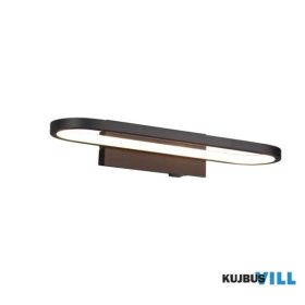   TRIO 283770132 GIANNI falikar incl.1x17W LED/1700Lm/3000K ↕7,5cm ↔40cm ↗ 14,8cm matt fekete