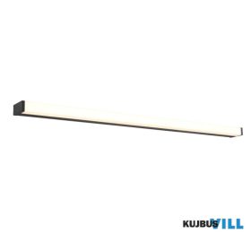   TRIO 283811232 FABIO falikar incl.1x20W LED/2300Lm/3000K ↕3,8cm ↔120cm ↗ 7,9cm matt fekete