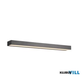   TRIO 283916032 ROCCO falikar incl.1x8W LED/800Lm/3000K ↕3,6cm ↔60cm ↗ 8cm matt fekete