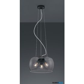   TRIO 300600342 VALENTE függeszték excl.3xE27 ↕150cm Ø40cm antracit