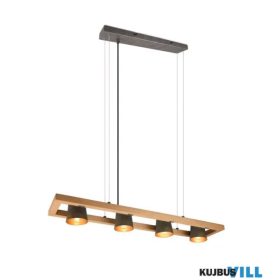   TRIO 301900467 BELL függeszték excl.4xE14 ↕150cm ↔100cm ↗ 21cm antik nikkel