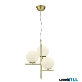   TRIO 302000308 PURE függeszték excl.3xE14 ↕150cm Ø40cm matt réz