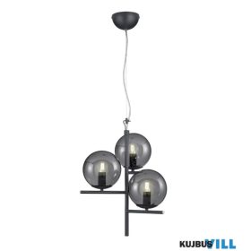   TRIO 302000342 PURE függeszték excl.3xE14 ↕150cm Ø40cm antracit