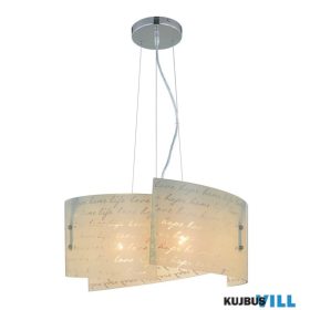   TRIO 302500301 SIGNA függeszték excl.3xE27 ↕150cm Ø50cm fehér