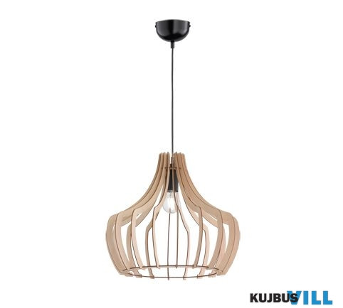 TR R30253830 WOOD függeszték excl.1xE27 ↕150cm Ø44cm fa
