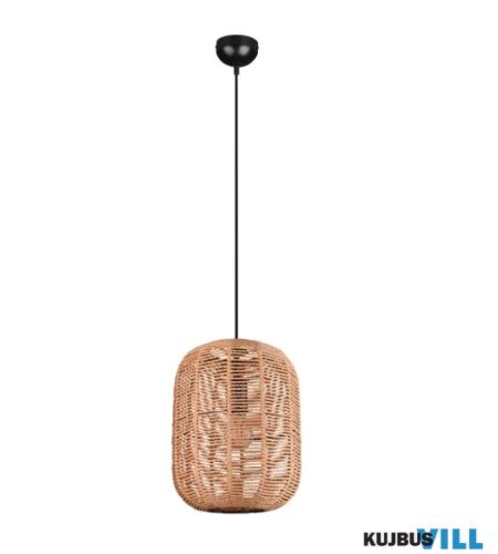 TR 303090132 RUNA függeszték excl.1xE27 ↕150cm Ø35cm matt fekete