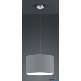   TRIO 303300111 HOTEL függeszték excl.1xE27 ↕150cm Ø40cm szürke