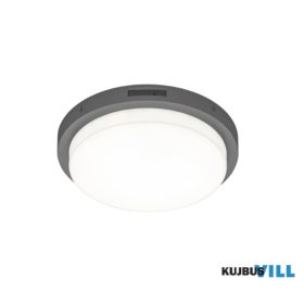   TRIO 630369142 BERMEJO kültéri mennyezet lámpa 14W LED/1450lm/2300+3000+4000K ↕5cm Ø30cm IP54 antracit sensor