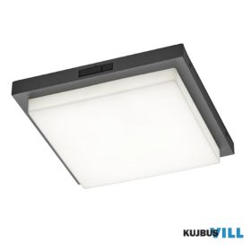   TRIO 630369242 BERMEJO kültéri mennyezet lámpa 14W LED/1450lm/2300+3000+4000K ↕5cm ↔30cm ↗30cm IP54 antracit sensor