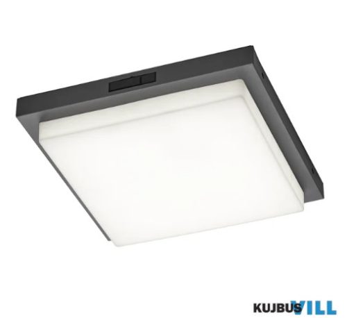 TR 630369242 BERMEJO kültéri mennyezet lámpa 14W LED/1450lm/2300+3000+4000K ↕5cm ↔30cm ↗30cm IP54 antracit sensor