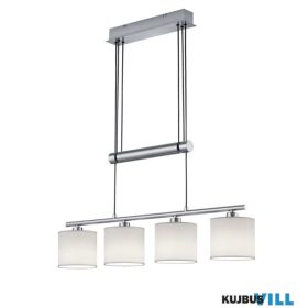   TRIO 305400401 GARDA függeszték excl.4xE14 ↕150cm ↔77cm ↗ 13,5cm fehér