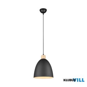   TRIO R30681032 JAGGER függeszték excl.1xE27 ↕150cm Ø25cm matt fekete