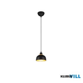   TRIO R30811032 PUNCH függeszték excl.1xE27 ↕150cm Ø18cm matt fekete