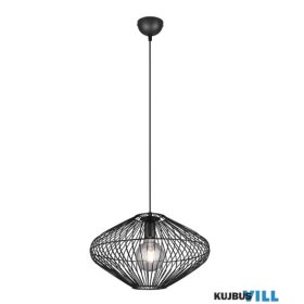   TRIO R30831032 COBAIN függeszték excl.1xE27 ↕150cm Ø38cm matt fekete