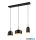 TRIO 310500332 CHIRAZ függeszték excl.3xE27 ↕150cm ↔63cm ↗ 20cm matt fekete