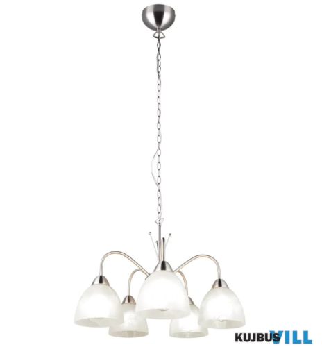 TR R31055007 DOBBY csillár excl.5xE27 ↕150cm Ø55cm matt nikkel