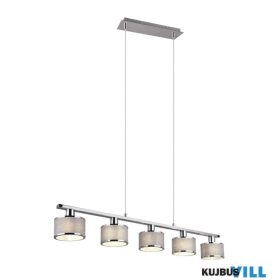   TRIO 311600506 KAPRUN függeszték 5xE14/28W ↕150cm ↔92cm ↗12cm króm