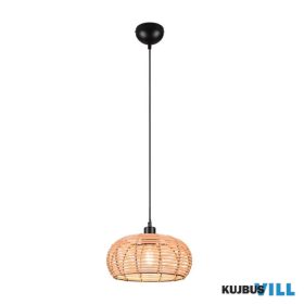   TRIO 312200136 INGA függeszték excl.1xE27 ↕150cm Ø30cm natural