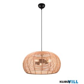   TRIO 312200336 INGA függeszték excl.3xE27 ↕150cm Ø50cm natural