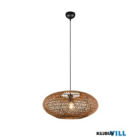   TRIO 312300136 HEDDA függeszték excl.1xE27 ↕150cm Ø52cm natural