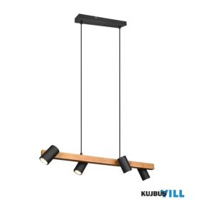   TRIO 312490432 MARLEY függeszték excl.4xGU10 ↕150cm ↔80cm ↗ 20cm matt fekete