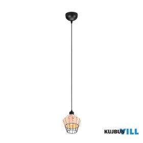   TRIO R31261036 BORKA függeszték excl.1xE27 ↕150cm Ø17,5cm natural
