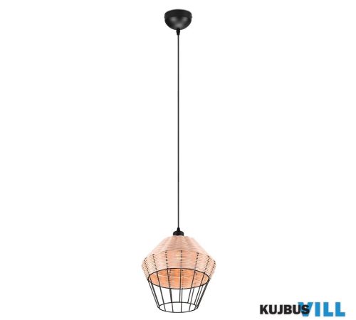 TR R31261936 BORKA függeszték excl.1xE27 ↕150cm Ø30cm natural
