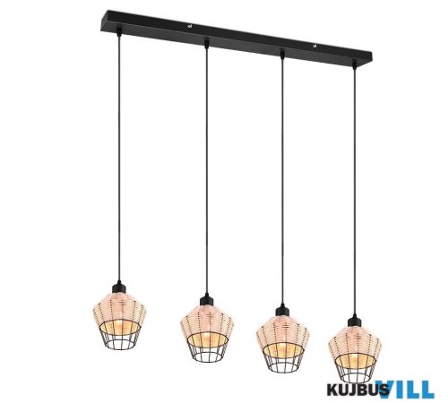 TR R31264036 BORKA függeszték excl.4xE27 ↕150cm ↔95cm Ø17,5cm natural