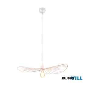   TRIO R31451031 CHAPEAU függeszték excl.1xE27 ↕10,5cm, max.150cm ∅60cm matt fehér