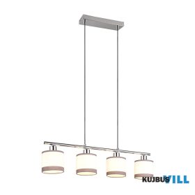   TRIO R31554006 DAVOS függeszték excl.4xE14 ↔75cm ↗12cm ↕150cm ∅12cm króm