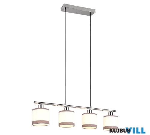 TR R31554006 DAVOS függeszték excl.4xE14 ↔75cm ↗12cm ↕150cm ∅12cm króm