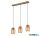 TR R31573065 BIDAR függeszték excl.3xE27 ↕21,5 - 150cm ↔65cm ↗ 15cm Ø15cm cappuccino