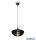 TRIO 315900132 COLINO függeszték excl.1xE27 ↕150cm Ø40cm matt fekete