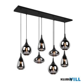   TRIO 317000832 LUMINA függeszték excl.8xE14 ↕150cm ↔115cm ↗ 20cm Ø19,5cm matt fekete