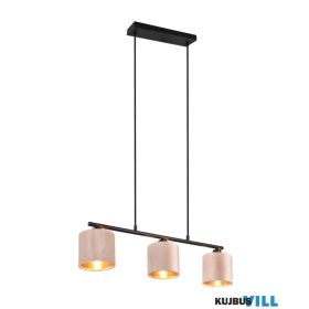  TRIO 319000344 JULIETA függeszték excl.3xE14 ↔66cm ↗12cm ↕150cm ∅12cm őzbarna