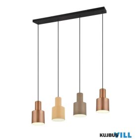   TRIO 319400417 AGUDO függeszték excl.4xE27 ↕150cm ↔80cm ∅12cm multicolor