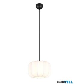   TRIO R31971001 MADELINE függeszték excl.1xE27/10W ↕150cm Ø25cm fekete/fehér