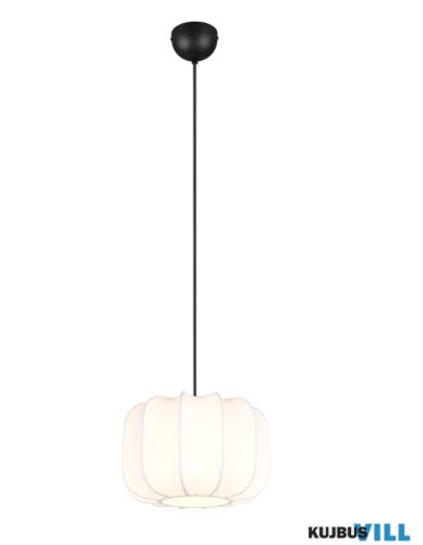TR R31971001 MADELINE függeszték excl.1xE27/10W ↕150cm Ø25cm fekete/fehér