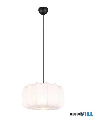 TR R31971901 MADELINE függeszték excl.1xE27/10W ↕150cm Ø40cm fekete/fehér