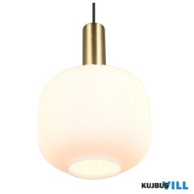   TRIO 319800108 DIVA függeszték excl.1xE27 ↕150cm Ø20cm matt réz