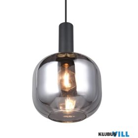   TRIO 319800132 DIVA függeszték excl.1xE27 ↕150cm Ø20cm matt fekete